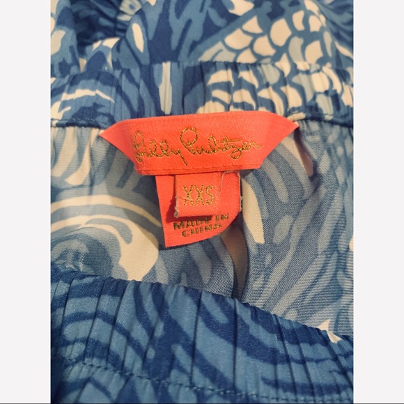 Lily Pulitzer strapless jumpsuit, size xxs - Picture 4 of 4